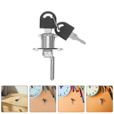 2 PCS File Cabinet Lock Furniture Locks Key Desk Drawer Replacement