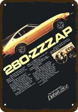1977 Datsun 280-z Sports Car 280-zzzap Vintagelook Decorative Replica Metal Sign