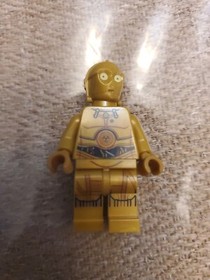 LEGO Star Wars C-3PO Colorful Wires Minifigure 9490 10236 Cracked