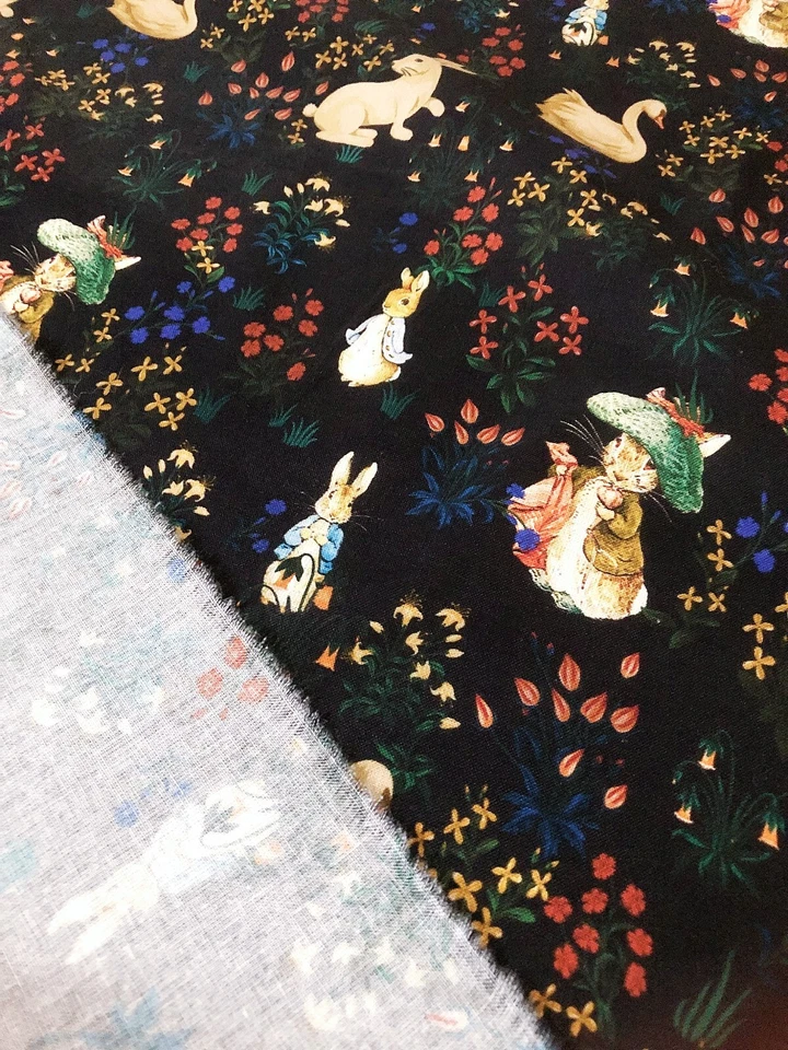 Peter rabbit Vintage Fabric 100% Cotton soft Fabric for kids fabric by the yard - Image 3 of 4