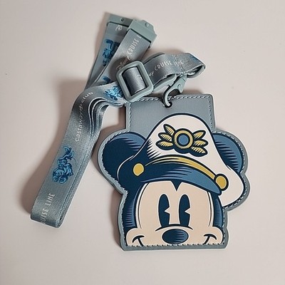 Disney Cruise Line DCL 25th Anniversary Platinum Lanyards Castaway Club Mickey