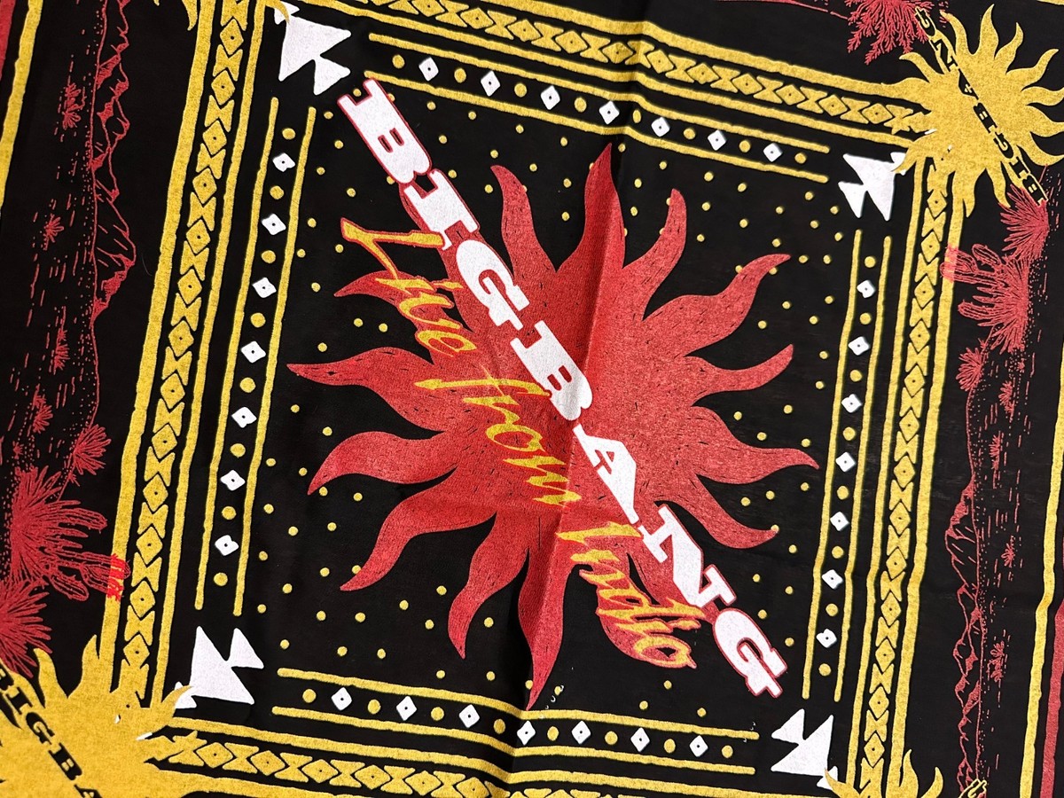 BIGBANG LIVE AT COACHELLA OFFICAL 2026 BANDANA MERCH K-POP BANG
