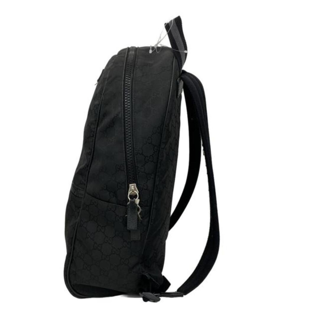 GUCCI GG Backpack Black Leather Used, Versatile & Stylish, 45cm H thumbnail 5
