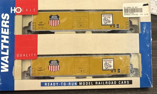 Walthers RTR HO #932-22554 PS-60’ Caja Automática Coche Puerta Sgl Union Pacific (Paquete de 2) | Zustand: New