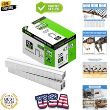 22 Gauge 71 Series 3/8" Crown Wide 5/8" Leg Length Galvanized Staples for Uph...