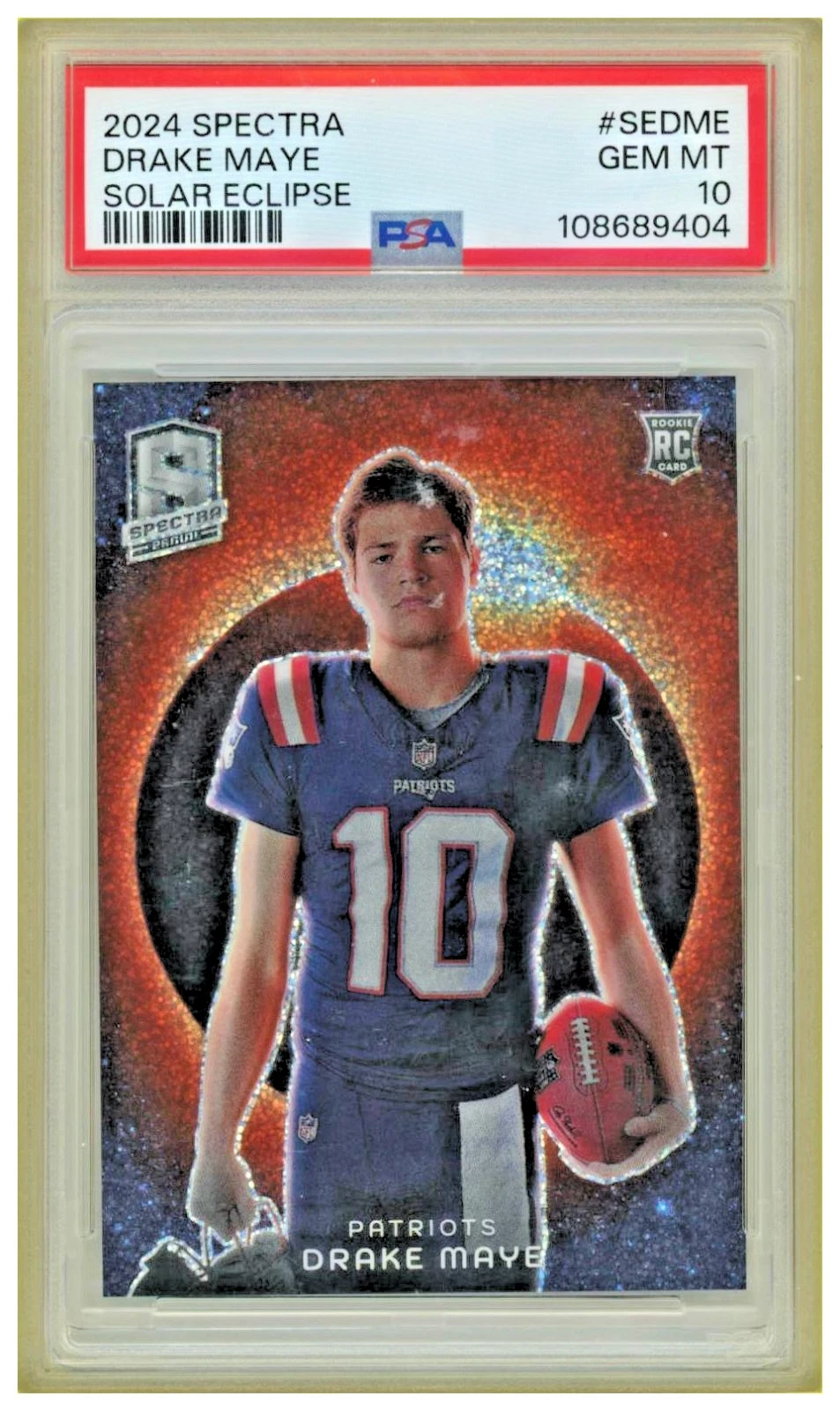 2024 Panini Spectra Drake Maye Solar Eclipse #S...