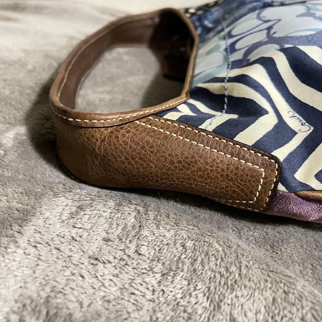 Coach Patchwork Denim Shoulder Bag Multicolor Y2K… - image 24