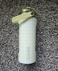 BRÜMATE Multi Shaker Tumbler 26oz Green/White Checkered Handle Screw Cap