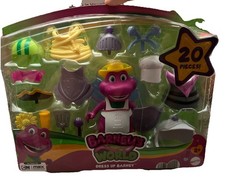 Fisher Price Barney s World Dress Up Barney 20 Pc Set Ages 2 NIB