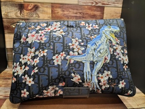 Dior Homme Trotter Dinosaur Clutch Bag Stylish From Japan