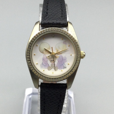 Precious Moments Valdawn Girls 25mm Watch Leather Strap 2003 New Battery