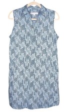 Southern Tide Women’s Kamryn Brrrr Horizon Hues Shift Dress Blue Casual Sz M