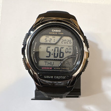 Casio Wave Ceptor Digital World Time Alarm Ch...