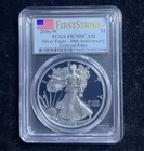2016 W American 1 Oz Silver Eagle Proof Coin Lettered Edge $1 PCGS PR70 DCAM FS