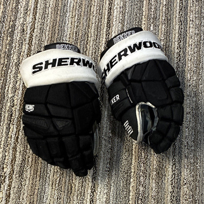 Sherwood Rekker Legend Pro Ice Hockey Gloves Pro Flex Thumb Padded 13'' Black