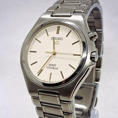 Seiko Spirit Titanium Kinetic Watch 4M21-0B50 Mens NB/NA