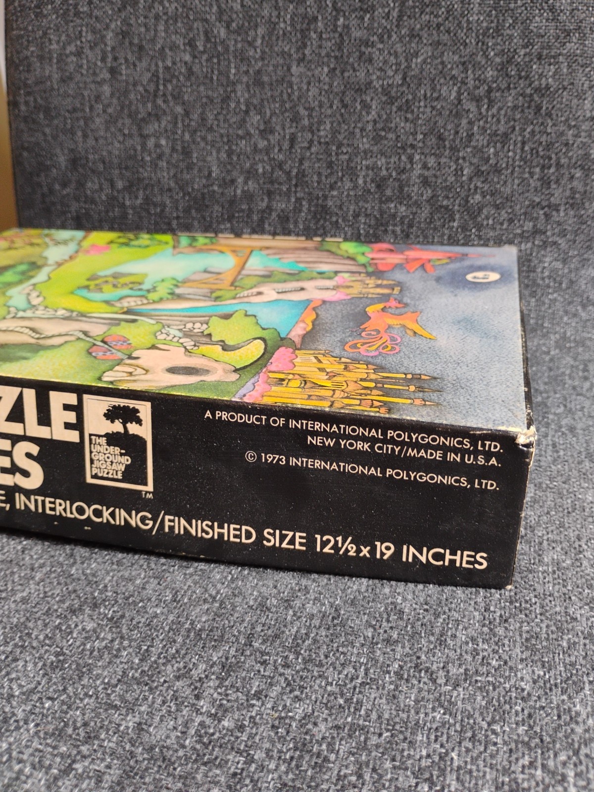 Vintage Dreamland Joyce Culkin The Underground JigSaw Puzzle 1973 International 