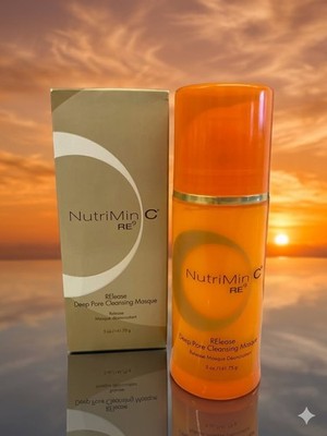 Arbonne NutriMin C RE9 RElease Deep Pore Cleansing Facial Masque 5 oz NIB