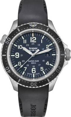 Traser H3 P67 Diver Blue 109374 Military Diver Watch 46mm 50ATM Swiss Quartz