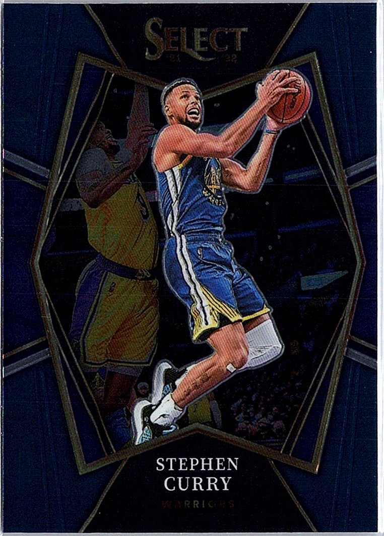 2021-22 Panini Select #121 Stephen Curry Blue (Retail Base)