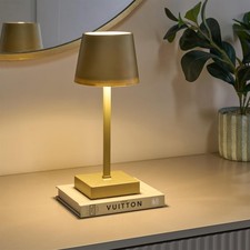 OHS Bedside Cordless Lamp LED Battery Operated Table Desk Night Light