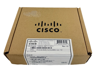 Cisco VWIC3-1MFT-T1/E1 Single Port Multiflex Trunk Voice/WAN Card