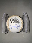 Jeremy Pena Houston Astros Autographed Signed Gold Glove Baseball JSA COA