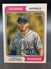 2023 Topps Heritage High Number #521 Harold Castro Colorado Rockies