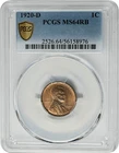1920-D Lincoln Cent 1c MS64 RB Secure PCGS 950810-4
