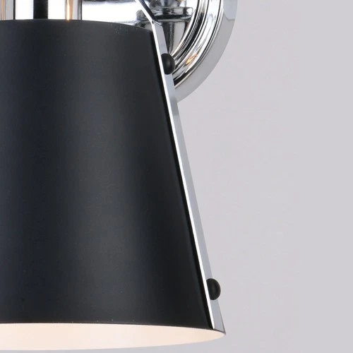 Vaxcel Lighting W0424 Barrington 3 Light 25"W Vanity Light - Black - Picture 6 of 9