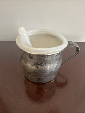 Oneida Silverplate Infant Cup with Lid 80s