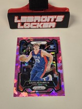 2023-24 Panini Prizm - Azuolas Tubelis Rookie #283 Pink Ice Prizm (RC) 76ers