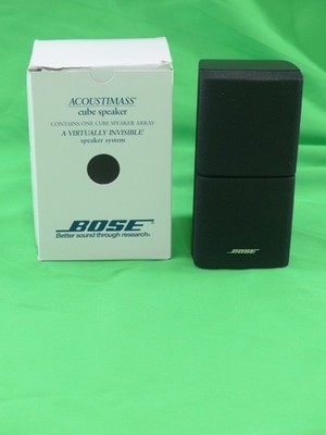 Bose Double Cube Speaker Lifestyle Acoustimass Home Theater 15/25/28/35/48 Black