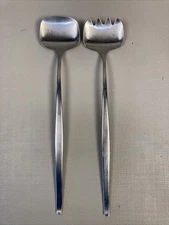 WMF Cromargan Germany Salad Servers  Stainless - 12" EUC