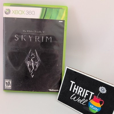 Elder Scrolls Skyrim - Microsoft Xbox 360 w/ Canvas Map