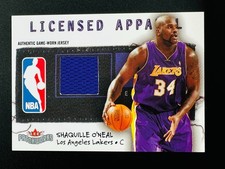 2003-04 Fleer Patchworks Licensed Apparel Shaquille O'Neal #LA-SON Lakers /300