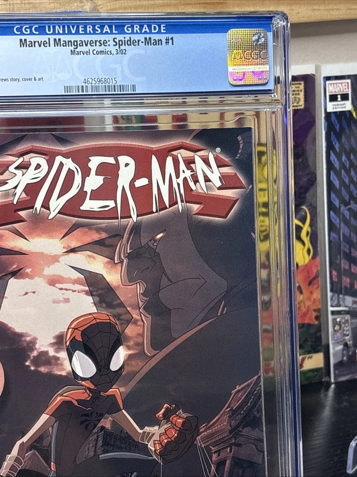 MARVEL MANGAVERSE SPIDER-MAN 1 CGC 9.0 1ST APPEARANCE MANGA SPIDERMAN COMIC 2002 - Image 3 of 4