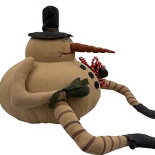 Joe Spencer “Chester Snowman” – Large 18” x 28” – Christmas Holiday Décor