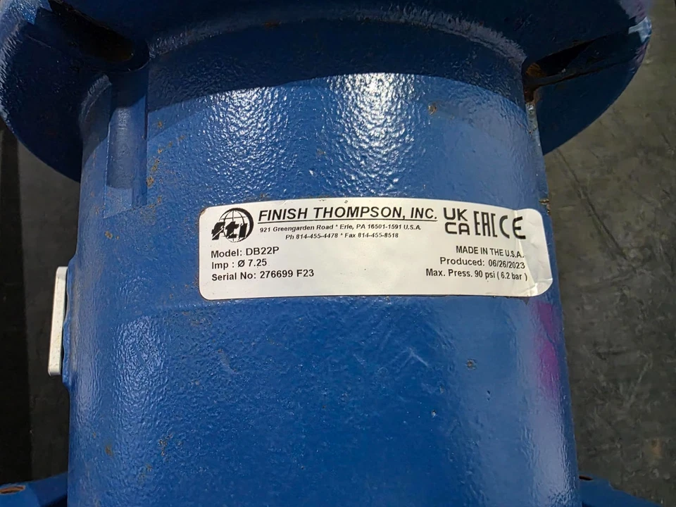 FINISH THOMPSON DB22P-6-30G36BCT MAGNET CENTRIFUGAL PUMP - Image 3 of 4