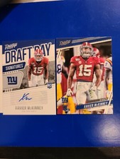 2020 Panini Prestige XAVIER McKINNEY Draft Day Signatures AUTO + Base Giants RC