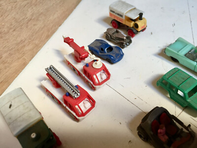 Lot De 38 Véhicules HO & N - Camions Norev, Majorette, SAI - Époque 4