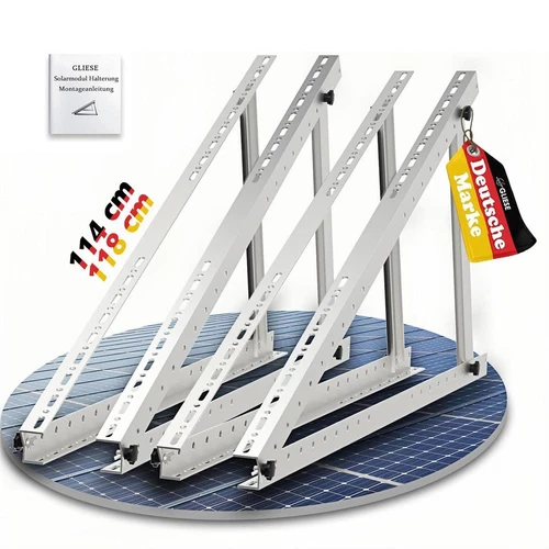 PV Aufständerung Solar Halterung Photovoltaik Balkonkraftwerk Wandhalterung 4stk