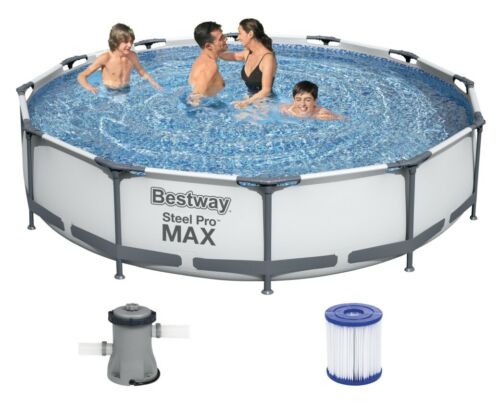Bestway Steel Pro MAX Frame Pool 366x76cm+Pumpe 56416 - Bild 1 von 1
