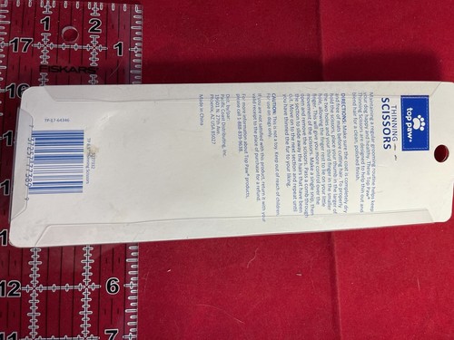 TOP PAW Thinning SCISSORS 6.5" FOR DOGS, LONG HAIR - Picture 2 of 2
