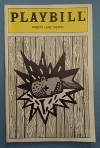 Details About Pounding Nails In The Floor With My Forehead Playbill March 1994 Eric Bogosian - 