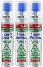 Mouth Fresh Spray For Bad Breath Freshener Sugar Free No Alcohol Minty 25ML