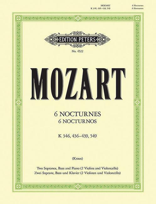 Thumbnail - 6 Nocturnos (kanzonetten) | Wolfgang Amadeus Mozart | 2002 | Deutsch