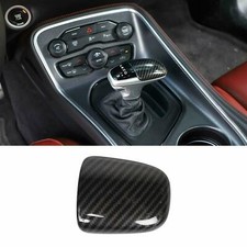 Carbon Fiber Gear Shift Knob Cover Sticker Head Trim For Dodge Durango 2014
