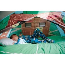 Kids Over The Mattress Play Tent Indoor Fun Childrens Fort Hideout Play Camping