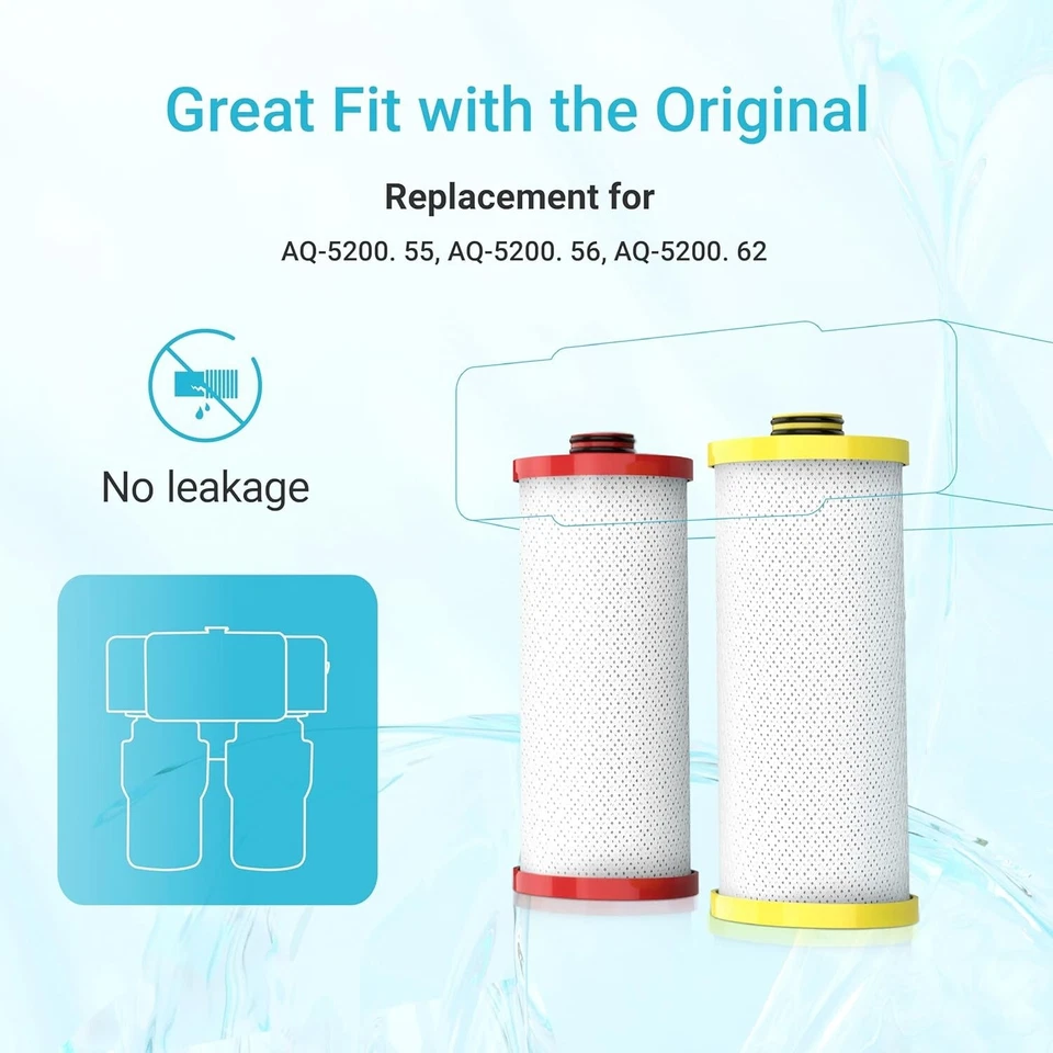AQUA CREST Replacement for Aquasana® AQ-5200R Under Sink Water Filter - Image 3 of 4